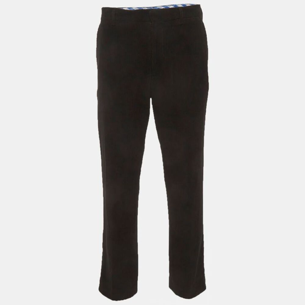 Etro Black Corduroy Trousers Xl
